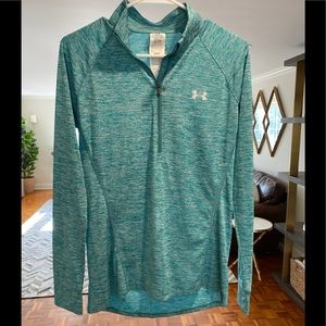 Under Amour Blue/ Turquoise Quarterzip
